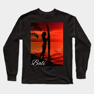 Bali Surfing Long Sleeve T-Shirt